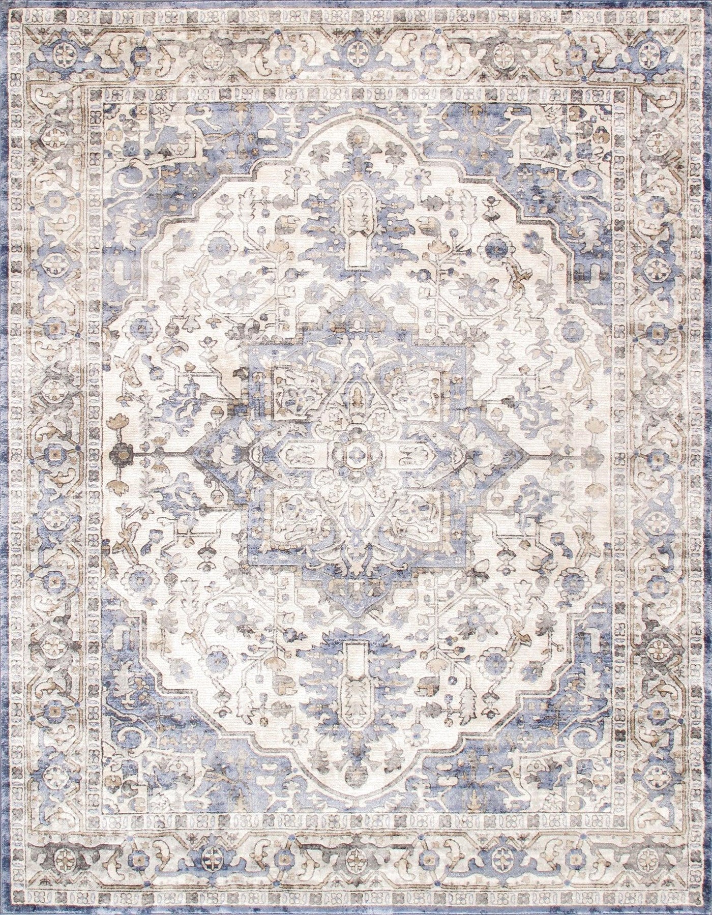 Canvello Modern Design Power Loom Area Rug - 4' X 6' - Canvello