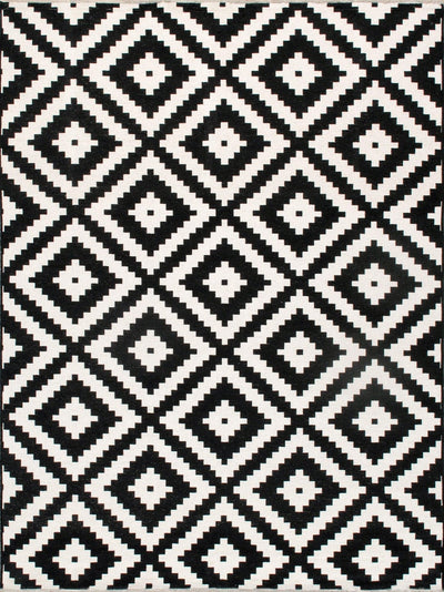 Canvello Modern Design Power Loomed Polyster & Chenille Area Rug - 10'5" X 13'5" - Canvello