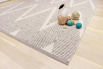 Canvello Modern Flat Weave Grey Cotton Area Rug - 9' X 12' - Canvello