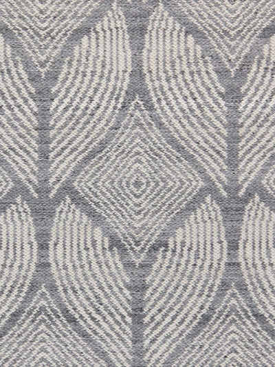 Canvello Modern Flat Weave Polyester Silver Area Rug - 5' X 7'6" - Canvello