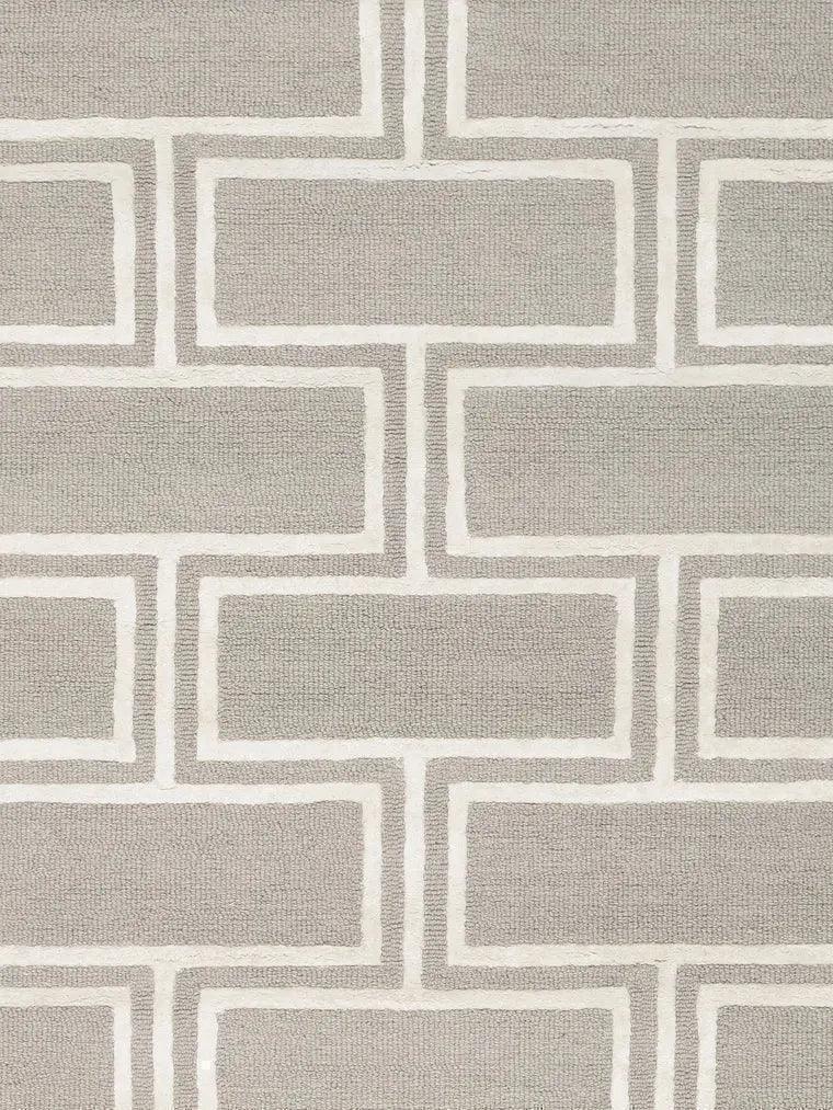 Canvello Modern Flat Weave Wool Area Rugs - 12' X 15'