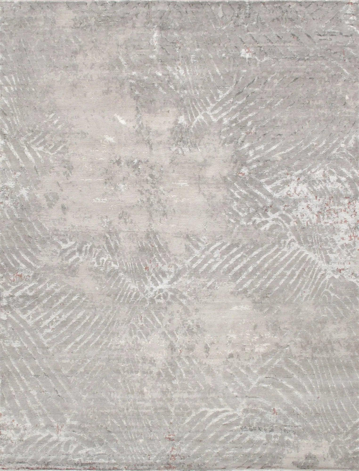 Canvello Modern Gray Farmhouse Area Rug - 9' X 11'10"