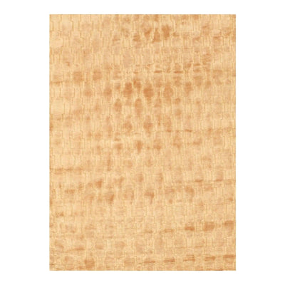 Canvello Modern Hand Knotted Silk Rug - 4'3" x 5'11" - Canvello