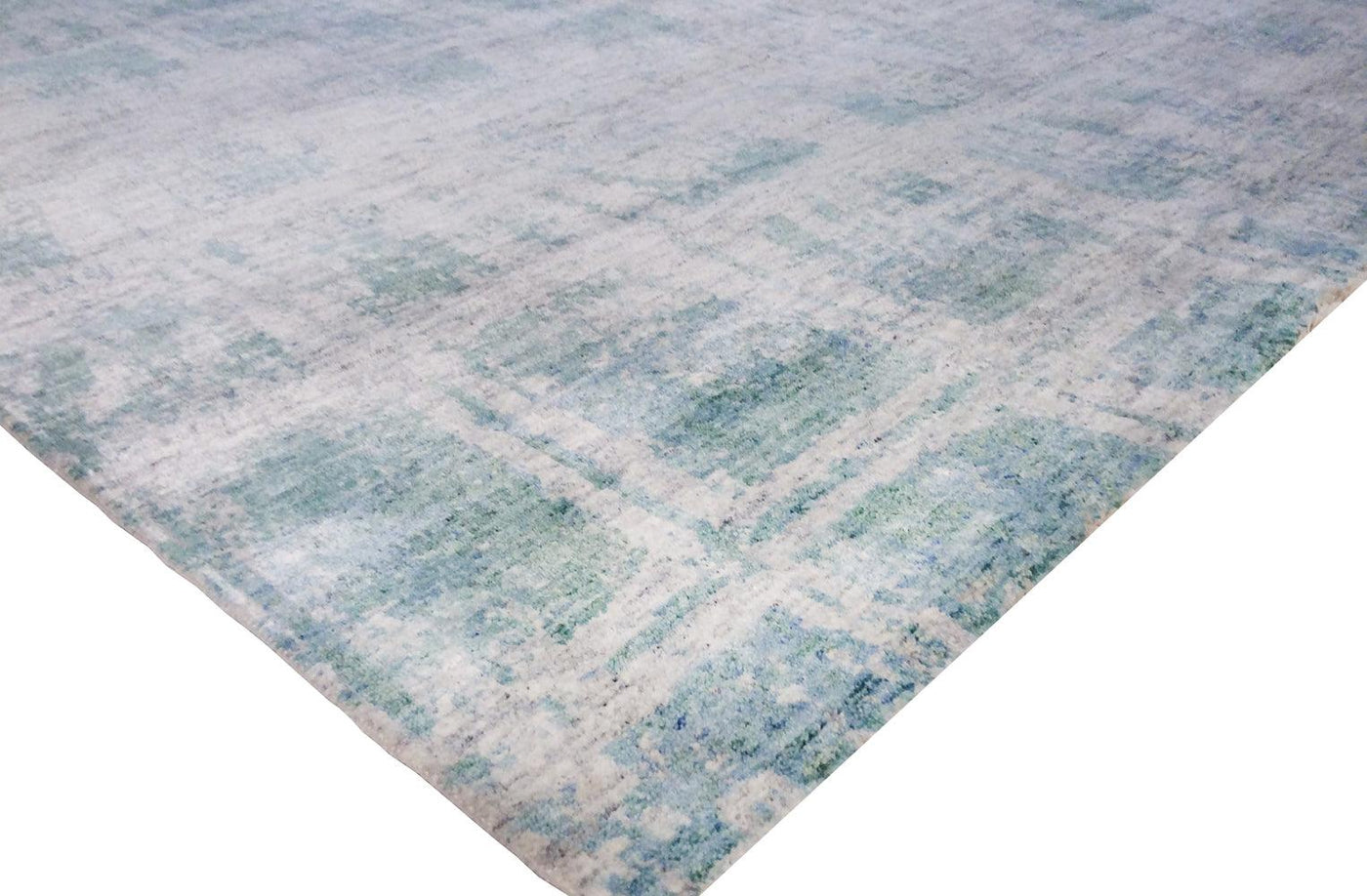 Canvello Modern Hand - Knotted Silk Runner - 3'1" X 8'5" - Canvello