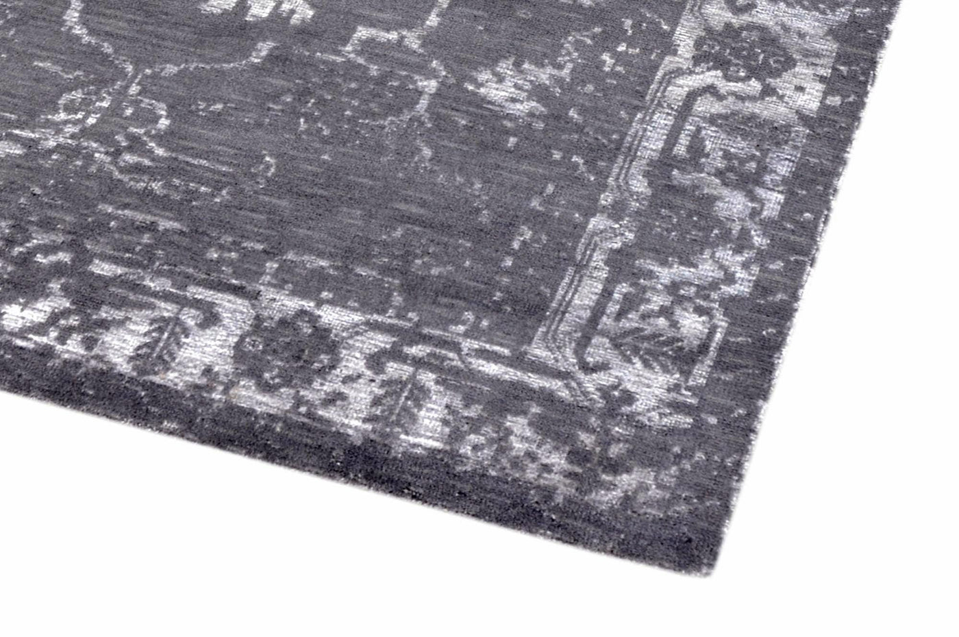 Canvello Modern Hand - Knotted Silk & Wool Area Rug - 5' X 8' - Canvello