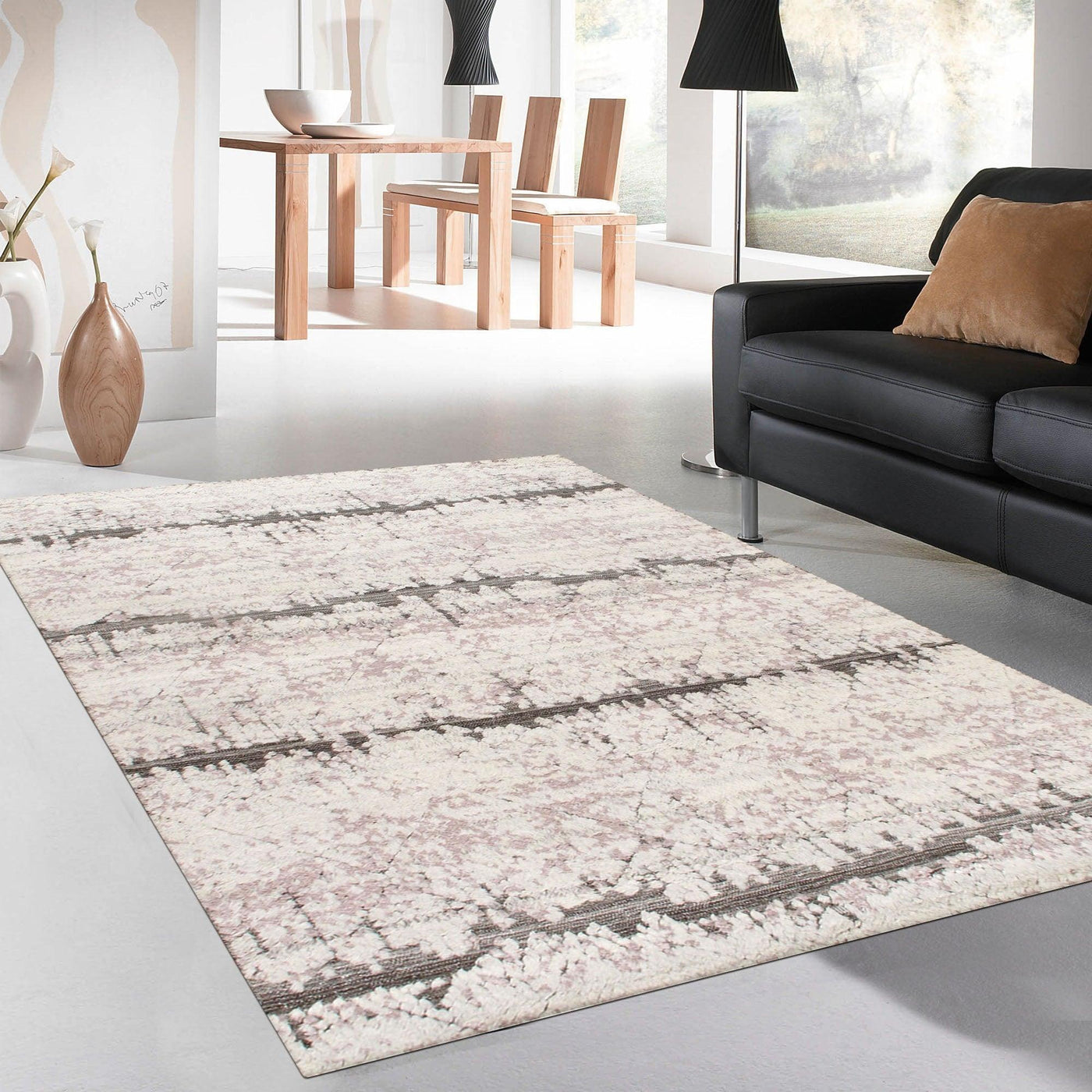 Canvello Modern Hand - Knotted Wool Area Rug - 5' 2" X 7' 1" - Canvello