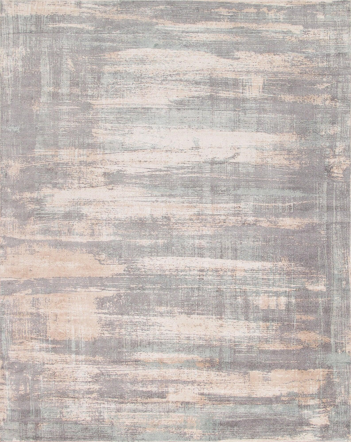 Canvello Modern Hand-Loomed Bamboo Silk & Wool Area Rug- 8' X 10'