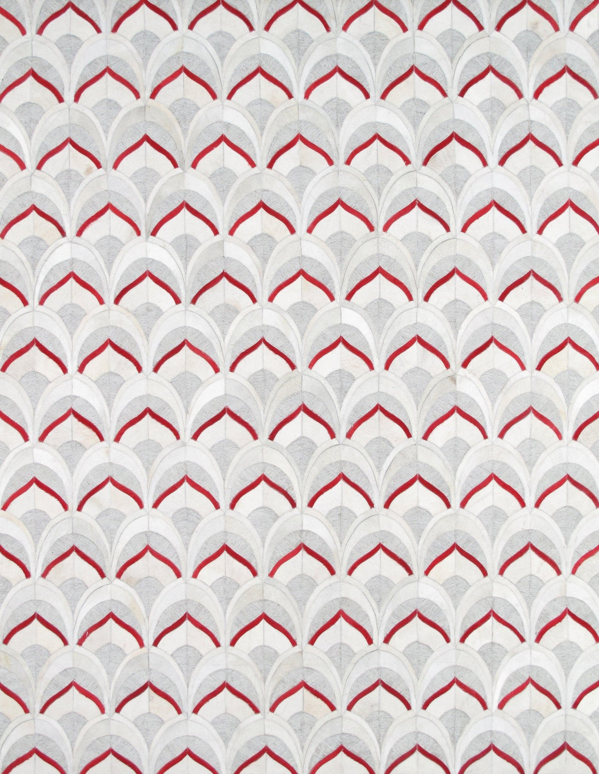 Canvello Modern Hand-Loomed Cowhide Area Rug- 2' X 3'