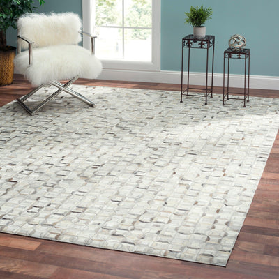 Canvello Modern Hand - Loomed Cowhide Area Rug - 7'9" X 9'9" - Canvello