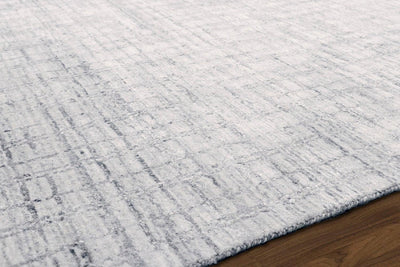 Canvello Modern Hand - Loomed Ivory/Silver Bsilk & Wool Area Rug - 8' X 10' - Canvello