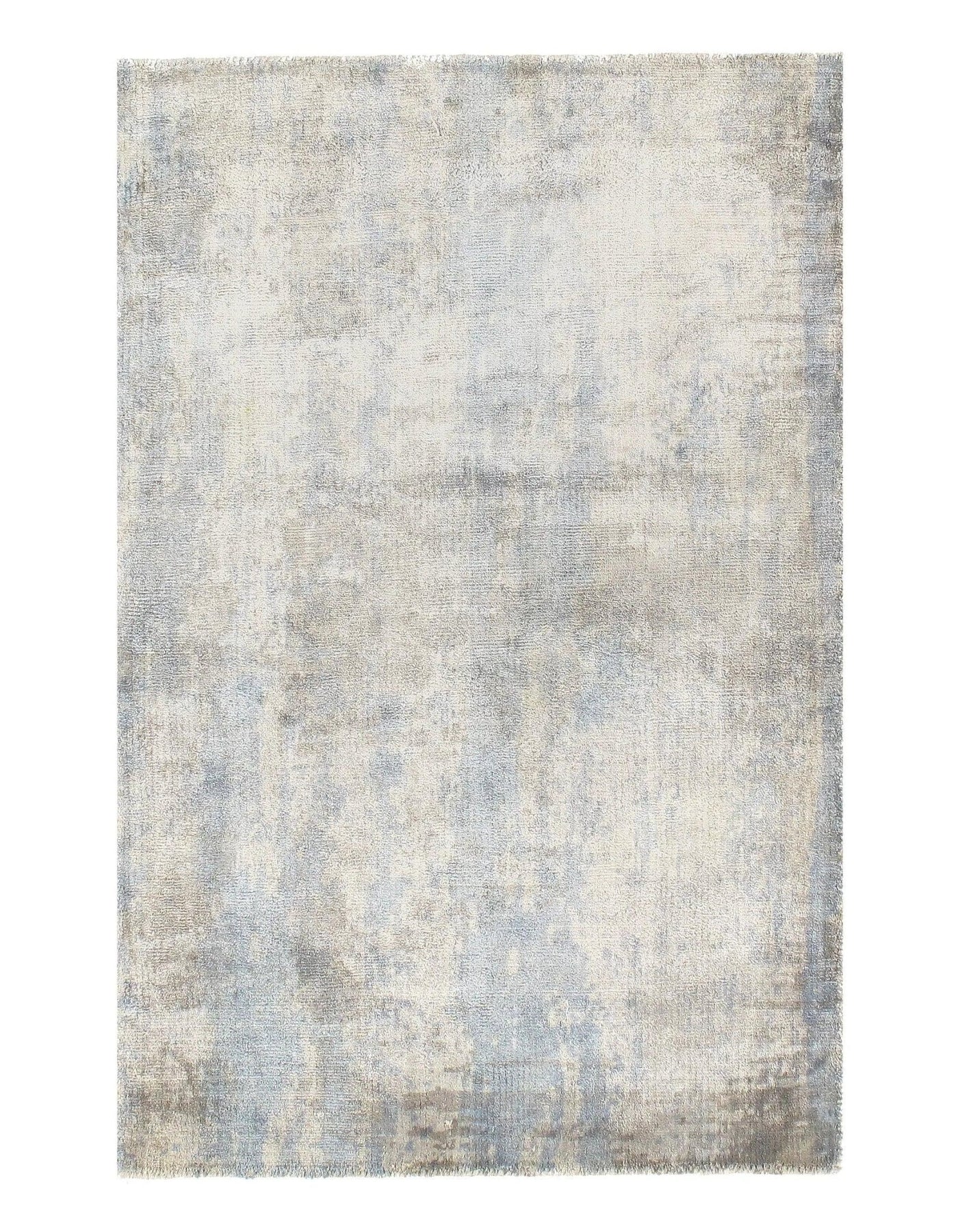 Canvello Modern Hand - made Bamboo Silk Indo Rug - 2' x 3' (other sizes available by order) - Canvello