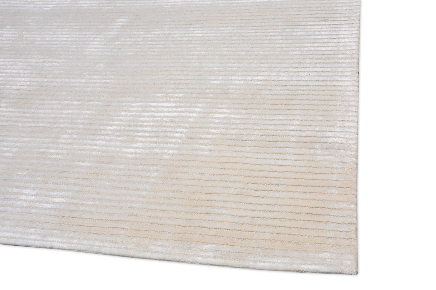 Canvello Modern Hand - Tufted Beige/Beige Bsilk & Wool Area Rug - 9'9" X 13'9" - Canvello