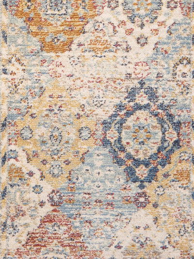 Canvello Modern Heritage Design Power Loom Beige Area Rug - 2'6" X 10' - Canvello