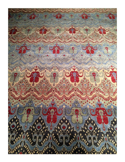 Canvello Modern Ikat Rug - 8' x 9'10" - Canvello