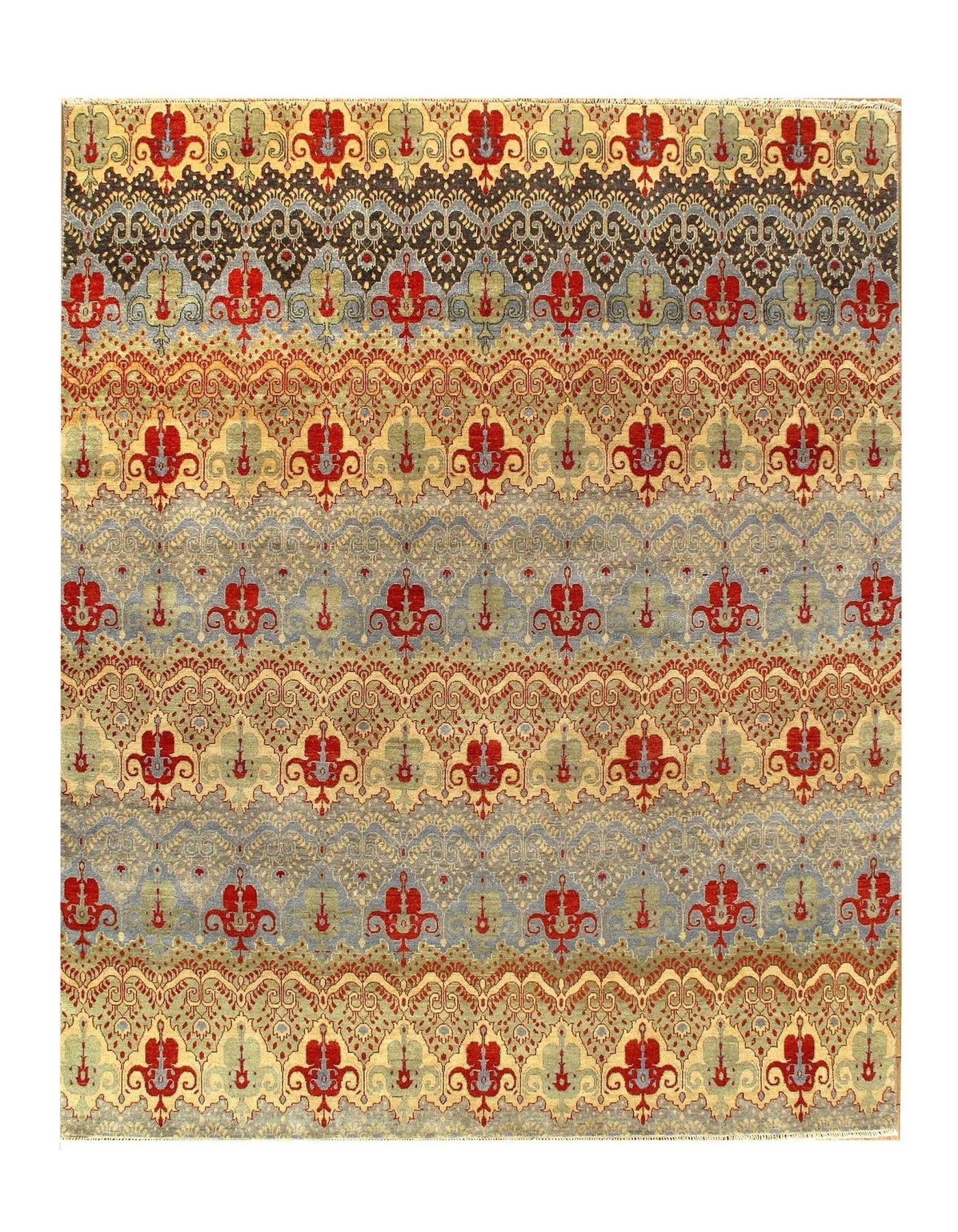 Canvello Modern Ikat Rug - 8' x 9'10" - Canvello