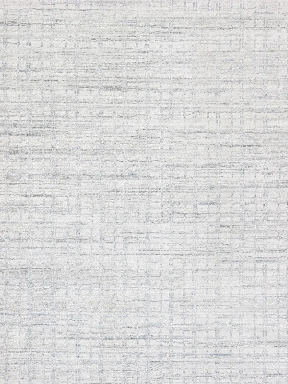 Canvello Modern Ivory And Blue Area Rug - 9' X 12' - Canvello