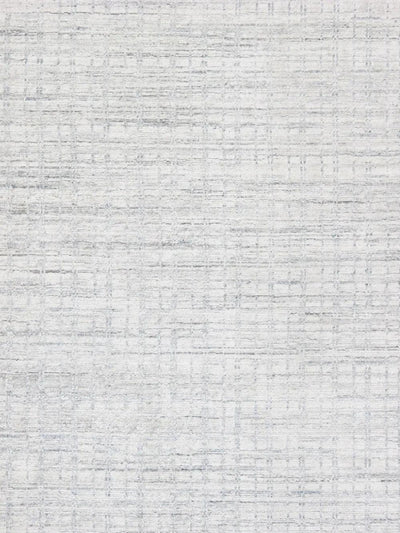 Canvello Modern Ivory And Blue Area Rug - 9' X 12' - Canvello