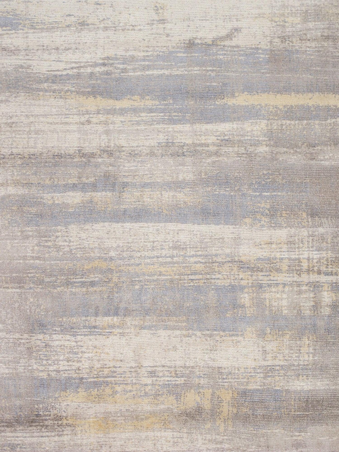 Canvello Modern Ivory And Gold Area Rug - 10' X 14' - Canvello