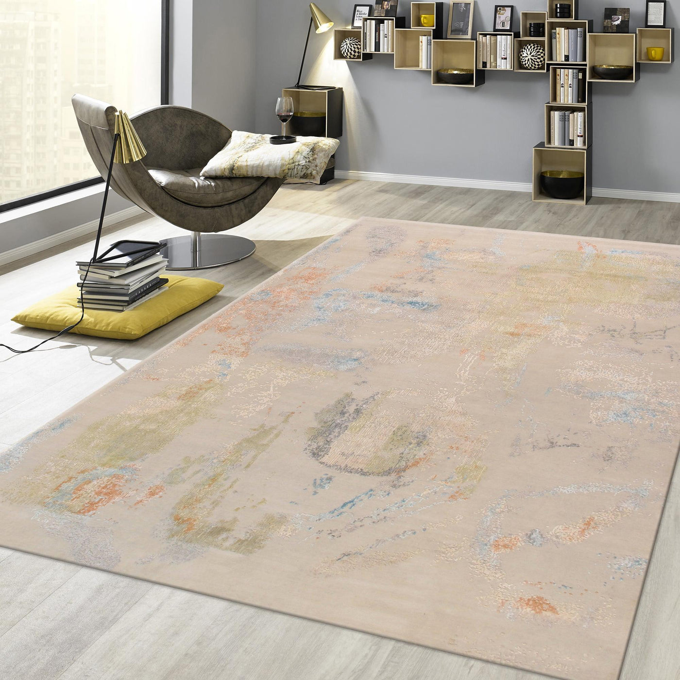 Canvello Modern Large Farmhouse Area Rugs - 9'3" X 12'3" - Canvello