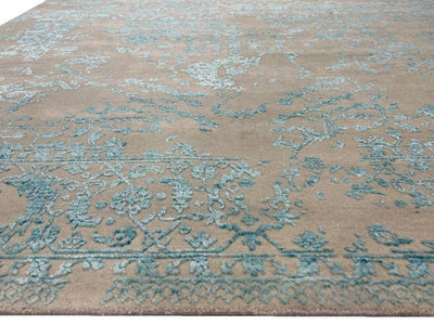 Canvello Modern Light Blue Rugs For Living Room - 6' X 8'11'' - Canvello