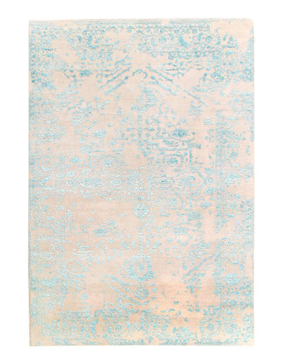 Canvello Modern Light Blue Rugs For Living Room - 6' X 8'11'' - Canvello