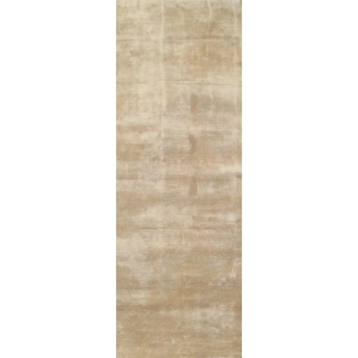 Modern Nepal Design Pure Lambswool Rug - 6'8" x 16'