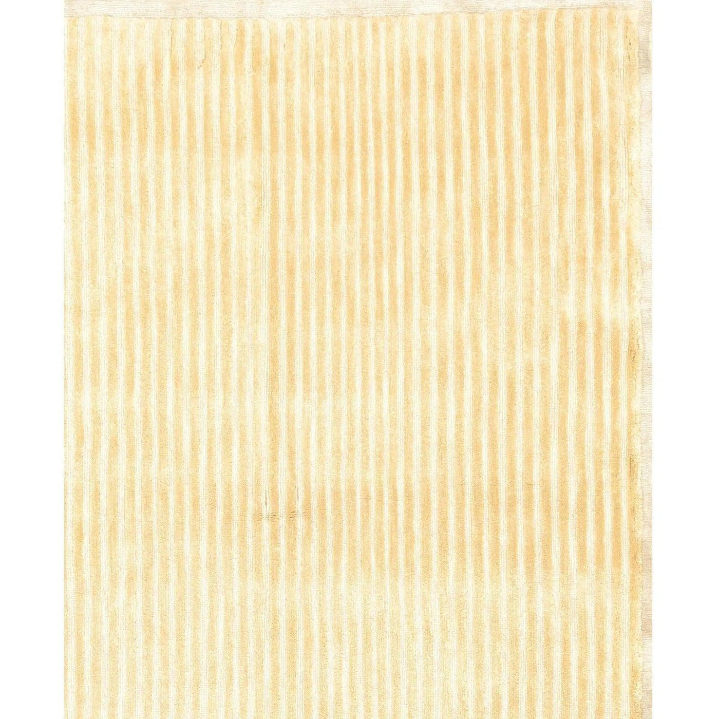 Canvello Modern Nepal Design Silk & Wool Rug - 4' x 6' - Canvello