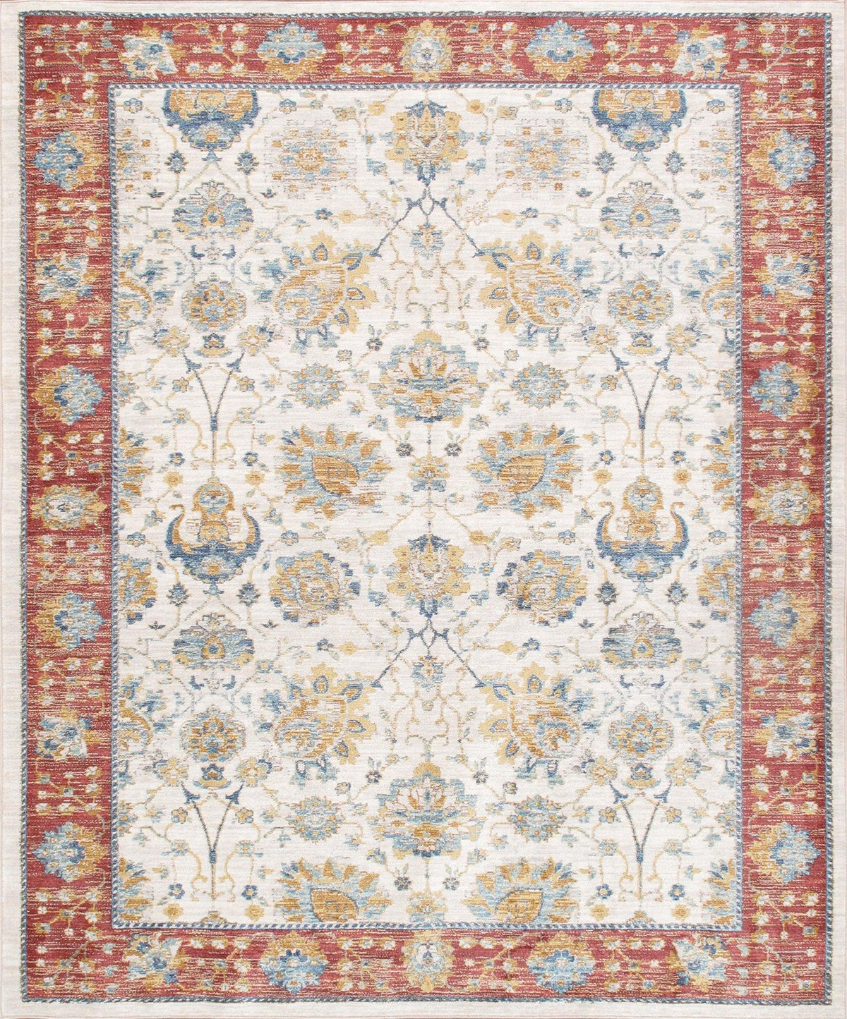 Canvello Modern Power Loom Area Rug -10' X 14'