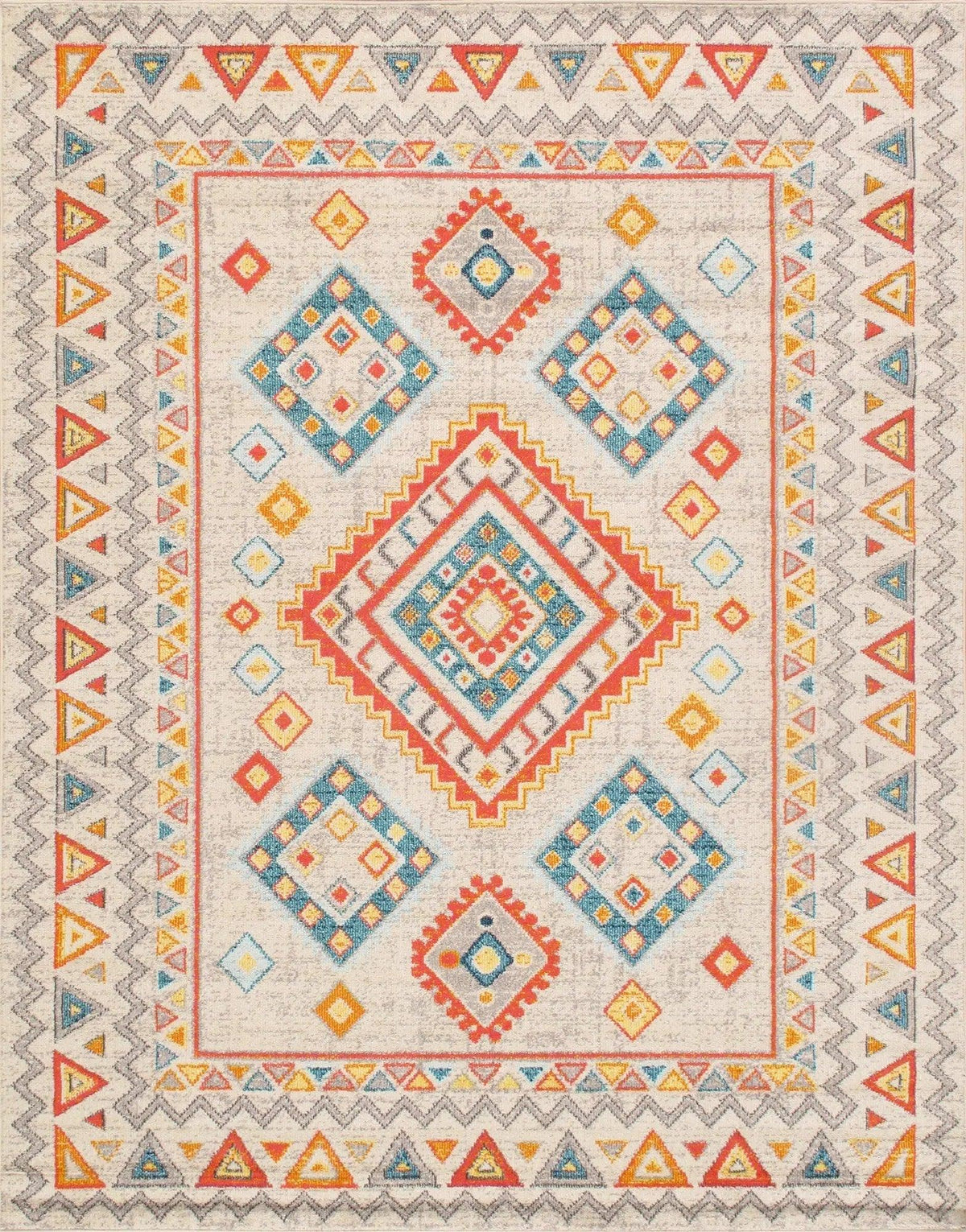 Canvello Modern Power Loom Area Rug- 10' X 14'