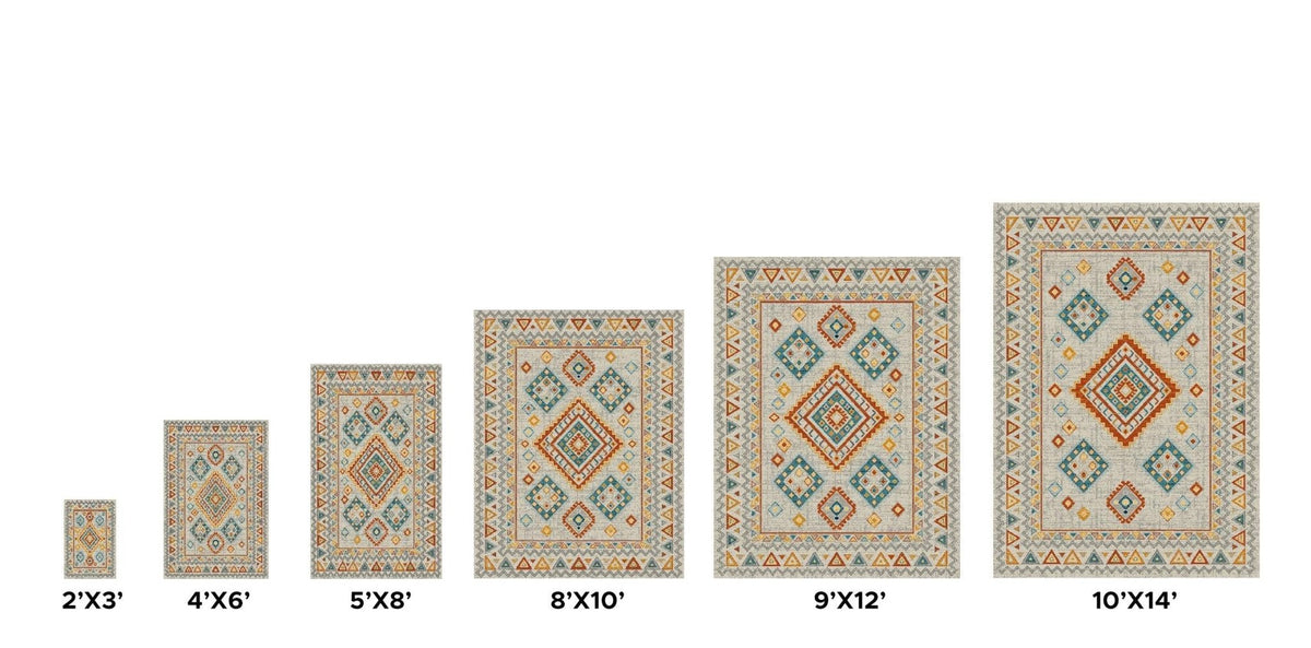 Canvello Modern Power Loom Area Rug - 2' X 3' - Canvello