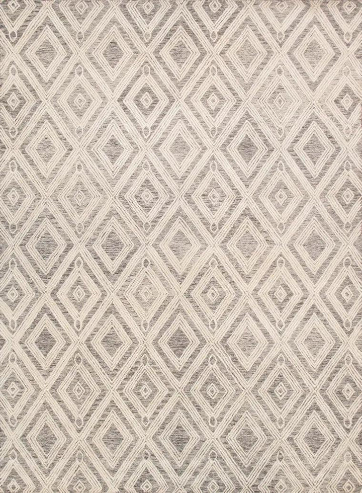 Canvello Modern Silver Rugs For Living Room - 8'9" X 11'9"
