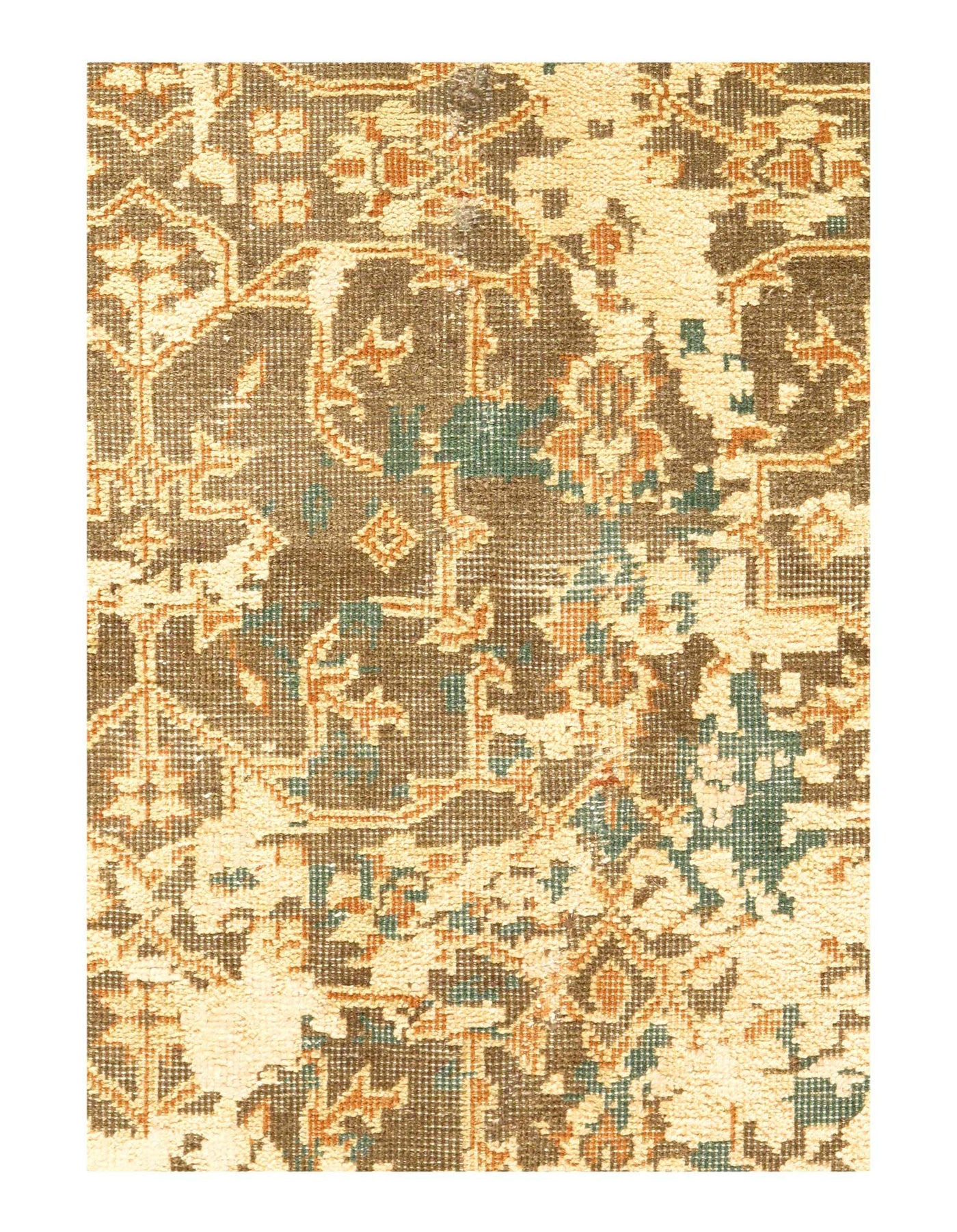 Canvello Modern Wool & Bamboo Silk Hand Knotted Area Rug - 5'1" X 7'5"