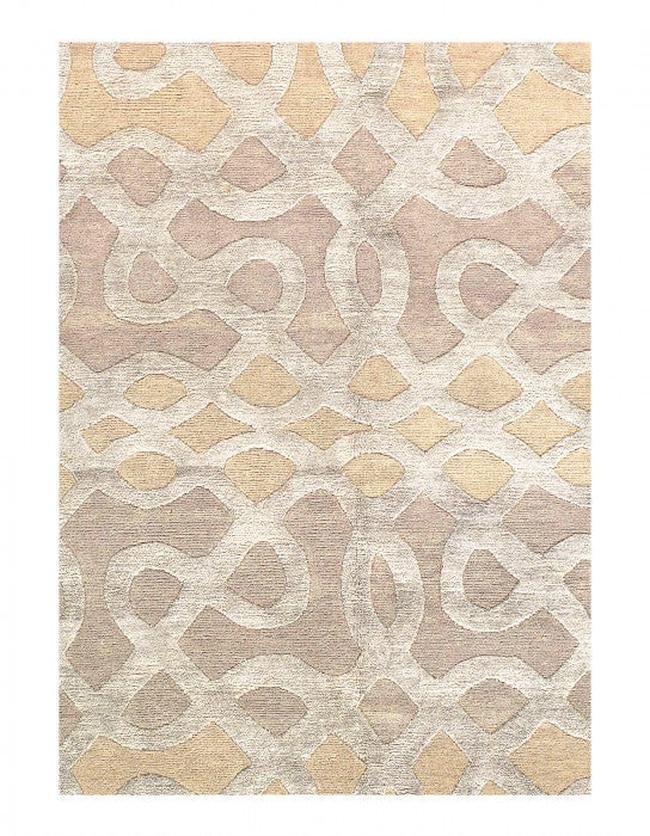 Canvello Modern wool & Silk Rug - 6'1'' X 9' - Canvello