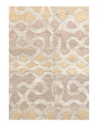 Canvello Modern wool & Silk Rug - 6'1'' X 9' - Canvello