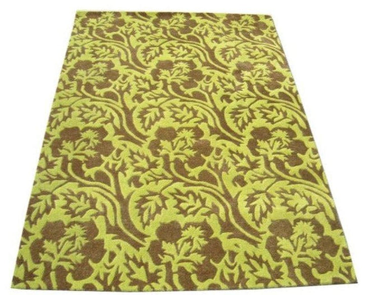 Canvello ModernHand-TuftedLamb's Wool Area Rug- 5' X 8'