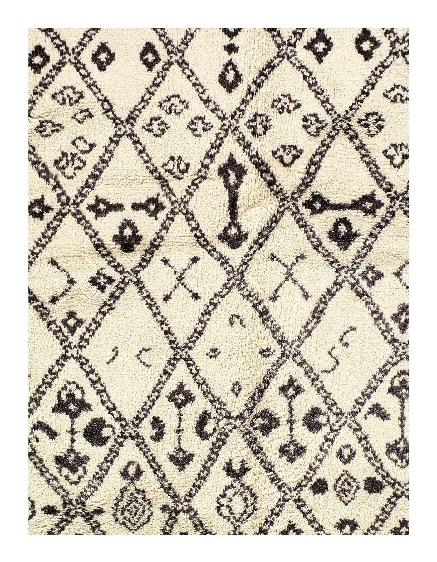 Canvello Moroccan Design Hand - Knotted Rug - 8'1" x 10' - Canvello