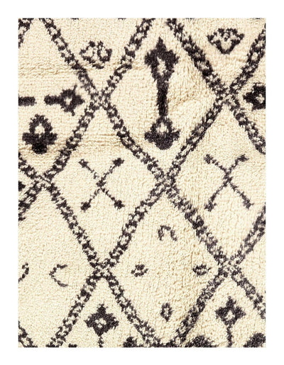 Canvello Moroccan Design Hand - Knotted Rug - 8'1" x 10' - Canvello