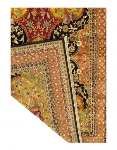 Canvello Multi Color Fine Hand Knotted Farahan design 7'8'' X 10' - Canvello