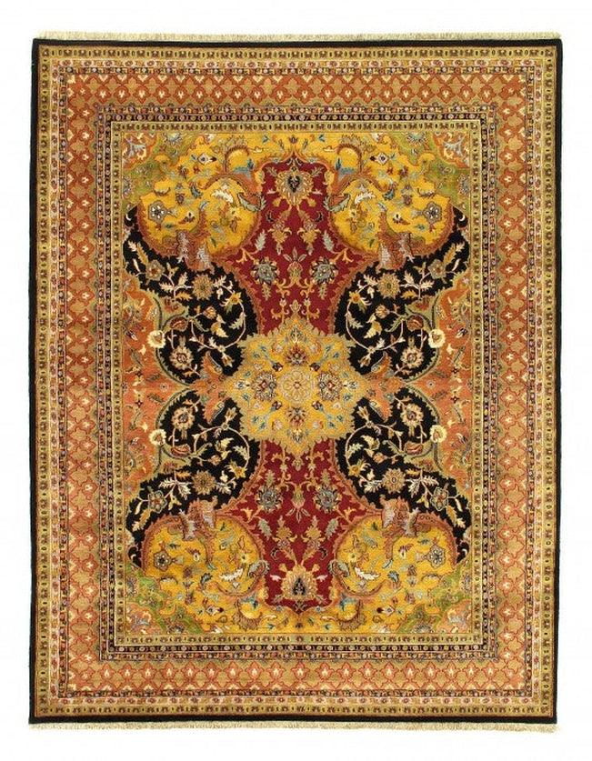 Canvello Multi Color Fine Hand Knotted Farahan design 7'8'' X 10' - Canvello