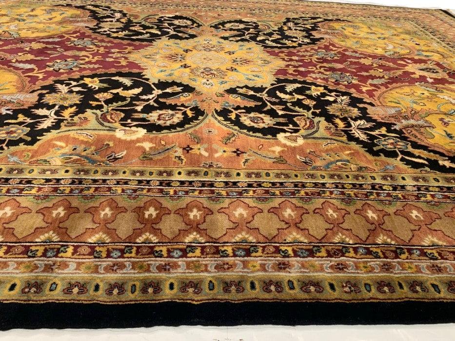 Canvello Multi Color Fine Hand Knotted Farahan design 7'8'' X 10' - Canvello