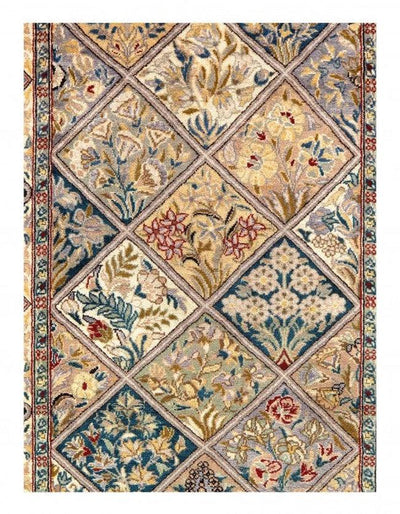 Canvello Multi Color fine Hand Knotted Tabriz Runner 2'7'' X 6'9'' - Canvello