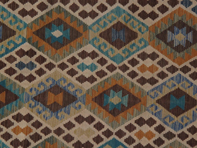 Canvello Multi color Flat weave kilim - 6'7''X 9'7'' - Canvello