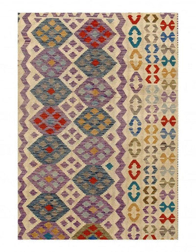 Canvello Multi color Flat weave kilim - 6'''X 9' '' - Canvello