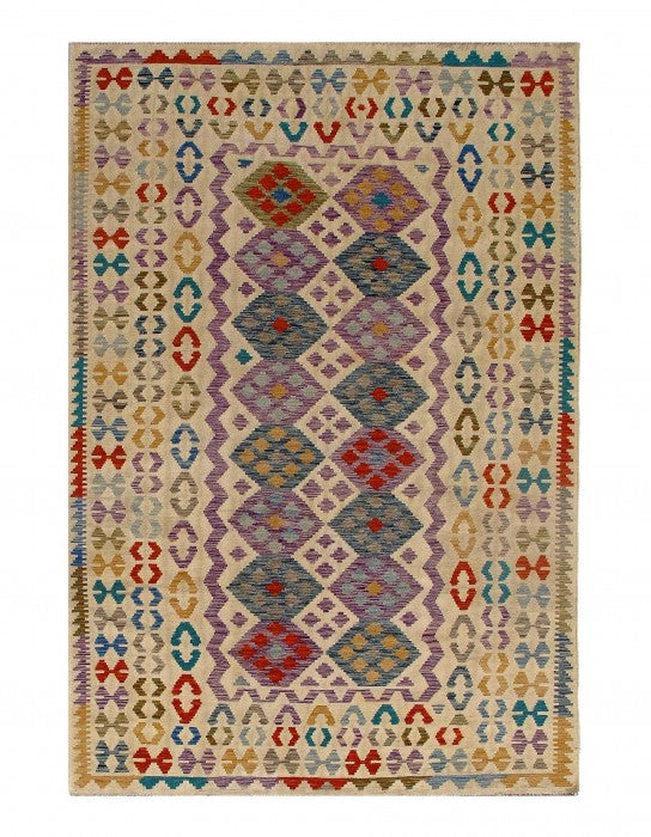 Canvello Multi color Flat weave kilim - 6'''X 9' '' - Canvello