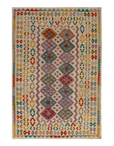 Canvello Multi color Flat weave kilim - 6'''X 9' '' - Canvello