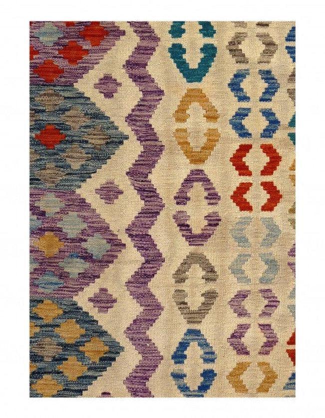 Canvello Multi color Flat weave kilim - 6'''X 9' '' - Canvello