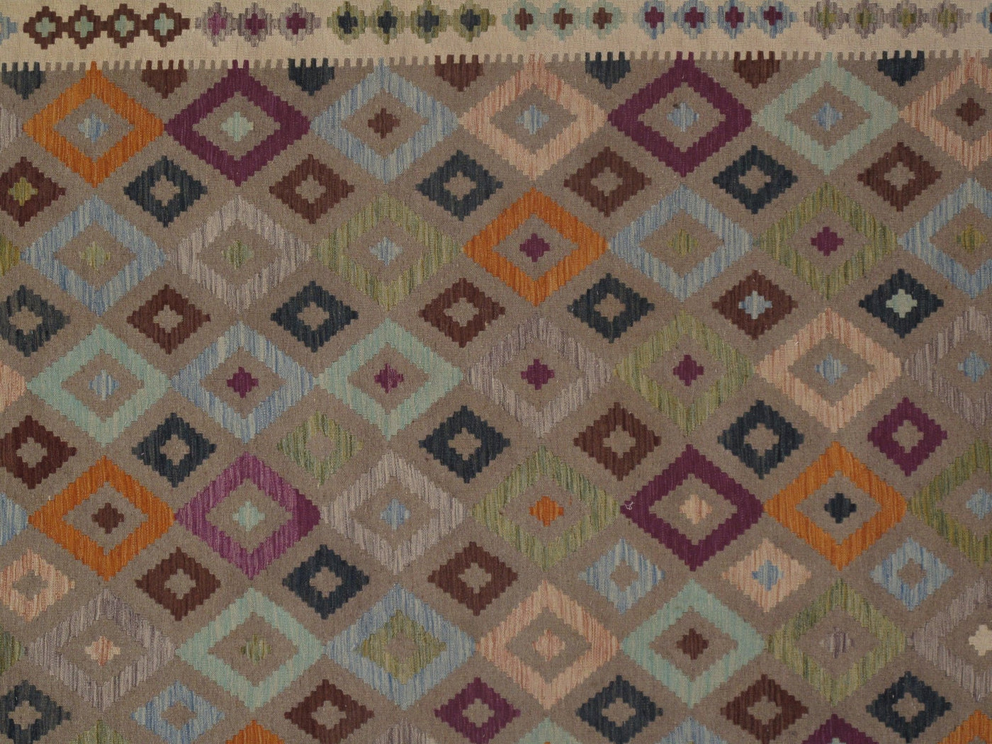 Canvello Multi color Flat weave kilim - 8'1'' X 11'6'' - Canvello