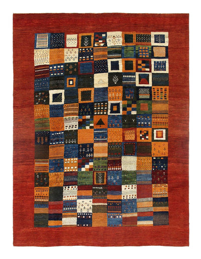 Canvello Multi color Genuine Silkroad Gabbeh Rug - 8'2" X 10'5" - Canvello