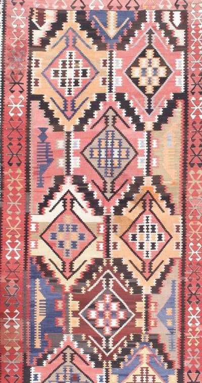 Canvello Multi color Hand knotted Russian KAZAK - 5'9'' X 11'3''