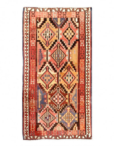 Canvello Multi color Hand knotted Russian KAZAK - 5'9'' X 11'3'' - Canvello